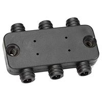DEKOR Plug-N-Play 6-Port Splitter Low Voltage Landscape Wiring Connector (Single)