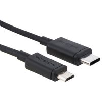 Insignia microUSB Male to USB-C Male Cable (NS-PU366CU-BK-C) - Black