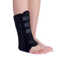 HSRG Plantar Fasciitis Night Splint, Pain Relief from Plantar Fasciitis, Drop Foot, and Achilles Tendinitis, Rehabilitation Orthotic,Black,S