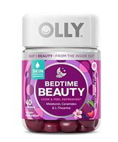 Olly Bedtime Beauty Sleep Gummy! 40 Gummies Plum Berry Flavor! Formulated with Ceramides, Melatonin and L-Theanine!! Supports Sleep and Relaxation! Look and Feel Refreshed! Choose Your Pack! (1 Pack)