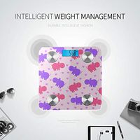 LYAOE Bluetooth Body Fat Scale Hippo Pattern Baby Smart Wireless Scale with LCD Display Measuring Body Weight Bmi and Health Digital Scale