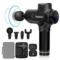 Deep Muscle Massager Handheld Tissue Muscle Massage Gun with LCD Touch Screen, 6 Adjustable Speed - Percussion Massager for Trigger Points and Muscle Recovery for Athletes & Fitness Enthusiasts