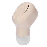 Yoidesu M8 Portable Mini Wireless Single Ear Headphones Invisible Single Ear Bluetooth Earbud with 2200mAh Charging Box Hand-Free Call Support 220-hour Music Listening Charging Phone (Skin Tone)