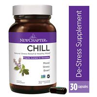New Chapter Stress Relief, Mood Support, Stress Relief Supplement with Holy Basil + Gluten Free - 30ct (1 Month Supply)