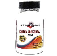 Crohns and Colitis Relief * 180 Capsules 100% Natural - by EarhNaturalSupplements