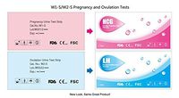 Combo Pack 40 (LH) Ovulation Tests + 10 (HCG) Pregnancy Test Strips