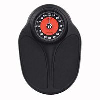 Mechanical Bathroom Scales, Oversized Dial, Easy to Read Analog Dial, Rugged Metal Platform, No Buttons Or Batteries, Weights Up to 150 Kg