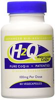 H2Q 8 x Absorption CoQ10 100mg (Non GMO, Soy Free, Vegan) 60 vegecaps