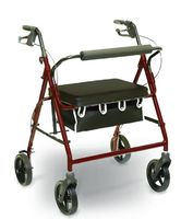 ISG1033BK - Bariatric Aluminum Rollator, Marbled Blue/Black