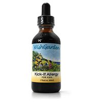 WishGarden Herbs - Kick-It Allergy for Kids, Helps Soothe Seasonal Allergies, Support Child's Immune, Respiratory, & Lymphatic Systems (2 oz Dropper)