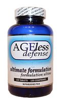 DrinkHRW Ageless Defense Ultimate Formulation, Inhibits Advanced Glycation End Products, Promotes Youthfulness 120 Tablets