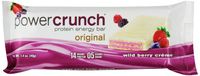 Bionutritional Power Crunch Protein Energy Bars, Wild Berry Creme,  Bars, 1.4 Ounce (12 Count)