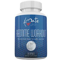 Bedtime Nocturnal Fat Burner - Nighttime Metabolism Booster- Amino Acids Source - Stimulates Metabolism While Sleeping - for Men & Women Made in USA by Amate Life