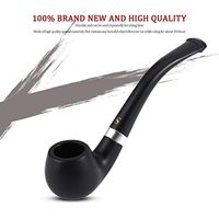 New Fashion Small Durable Smoking Cigarette Pipe Tobacco Cigar Pipes Black