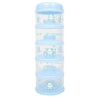 Yomilock 5-Layer Antibiotic Milk Powder Container / Dispenser, Blue - Made In Korea