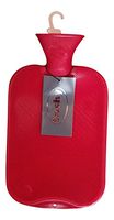 Fashy Hot Water Bottle Single Rib Traditional Rubber Free