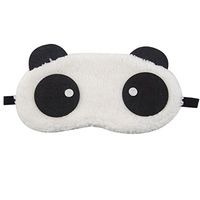Yonger Cute Cartoon Eye Mask Comfort Adjustable Travel Nap Meditation Blindfold Sleeping Eye Mask Panda eyes blindfold