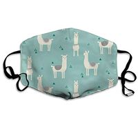 Befectar Unisex Adjustable Healthy Facial Protection - Reusable Comfy Breathable Safety Anti Dust Mouth Cover Fog - Prevent Air Pollution Outdoor Face Llama Animal Cartoon