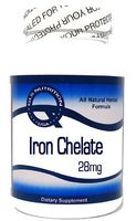 Iron Chelate 28mg 100 Capsules ^GLS