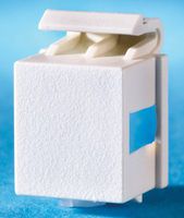 OR-KSB10 - Ortronics Blank Keystone Jacks, 40 Pack, Fog White