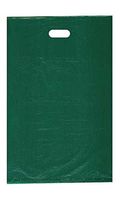 Large High Density Merchandise Bags in Green 15 x 4 x 24 Inches - Case of 1000