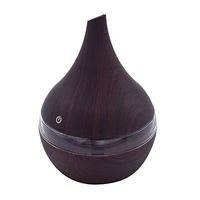 Makalon 2020 Air Aroma Essential Oil Diffuser LED Ultrasonic Aroma Aromatherapy Humidifier (Brown)