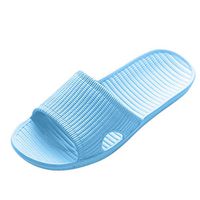 Goldweather Women Sandal Bath Slipper Quick Dry Open Toe Anti-Slip Shower Slipper(7.5,Sky Blue)