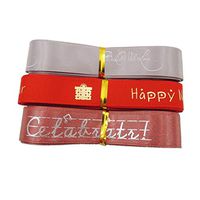 9Yards per Pack Celebrate Holiday Gift Wrapping Ribbon for Favors
