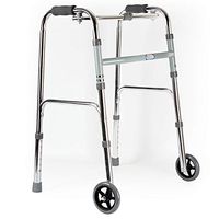 XIAOXIAO Walking Frame,Lightweight Aluminum Alloy Folding Walker for Seniors with Wheels