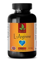 Testosterone Booster Supplement - L-ARGININE 500mg - L-arginine Bulk Supplements - 1 Bottle 100 Capsules