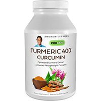Andrew Lessman Turmeric 400-60 Capsules – 95% Curcuminoids as Phospholipid Complex for Optimum Benefits and Greater Absorption, High Potency Standardized Extract, Small Easy to Swallow Capsules