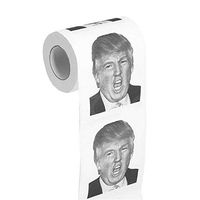 Prank Funny Toilet Roll Paper Onkessy Donald Trump Toilet Paper Funny Political Humor Gag Gift 1 Roll 2-Ply Home Bath Decor