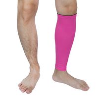 uxcell Adult Unisex Spandex Sports Leg Muscle Sleeve, Outdoor Golf Tennis Wrap Support, Badminton Calf Protector XL Fuchsia