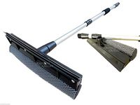 Telescopic Extendable Window Squeegee Long Handle Washer Scrubber Cleaner Wiper