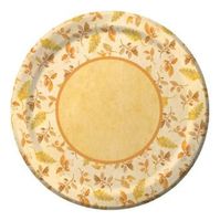 Fall Bouquet 10-1/4-inch Paper Plates 8 Per Pack