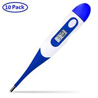 10-Pack Basic Digital Thermometer, Soft Head Rectal and Oral Thermometer for Kids Baby Adults, Oral Thermometer Temperature Measurement Rectal Thermometer