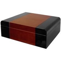 Art Deco Ltd Edition Solid Hardwood Cigar Humidor