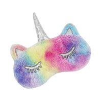 Cute Unicorn Sleeping Eye Mask Soft Eye Cover for Girls Kids Women Teens Travel