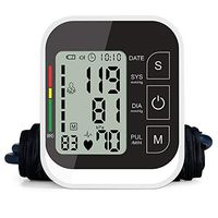 Blood Pressure Monitor Upper Arm Type Accurate Digital Automatic Measurement Heart Rate Detection Large Screen Display Voice Broadcast Easy to Carry Suitable for Family