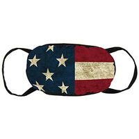 NiYoung American Thin Blue Line Flag Anti-Dust Earloop Face Covers for Women Men, Pollen Cosplay Skate Half Face Mouth Cover - Adjustable Elastic Band Anti-Allergies