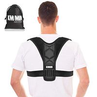 Posture Corrector, Kmmin Clavicle Support Brace Helpful for Upright Back Reduce Bad Posture Guidance to Proper Positon Away from Slouch with Adjustable Magic Velco for Women Men and Kids
