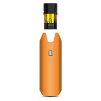 IT'S A SKIN Decal Vinyl Wrap Compatible with STIIIZY BIIIG Big <b>TM</b> Premium Vaporizers Sticker Sleeve Cover | Vape Stickers Skins Cover| Dark Orange