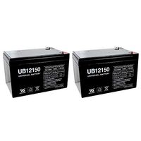 Universal Power Group 12V 15AH F2 Replacement Battery for Rascal AutoGo 550 Portable Pow - 2 Pack