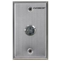 SD-72002-V0 Seco-Larm Shunt Switch Single-Gang Request-To-Exit Key Switch Plate