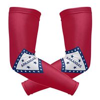 poeticcity Arkansas Flag 1 Pair Arm Sports Sleeves Cooling Warmer UV Protection