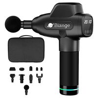 Biange Deep Tissue Massage Gun, Muscle Percussion Massager Gun for Athletes, 20 Speeds Super Quiet for Muscle Recovery, Pain Relief