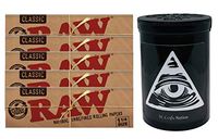 Herb Airtight Container Fresh Kettle with Raw Natural Rolling Papers 5 Count DC Crafts Nation-Illuminati