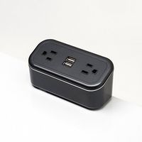 Brandstand | CubieMini | 2 USB Ports | 2 Tamper Resistant Sockets | Safety Tested- Meets UL/CE Standards