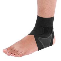 SolUptanisu Ankle Support Brace Breathable Stabilizer Strap Ultra-Thin Ankle Protector Ankle Wrap for Heel Pain Relief for Men Women Sports Fitness Riding Black(L-Left)