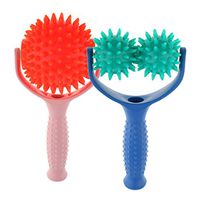 Bonarty 2PCS x Massage Rollers Spiky Massage Balls with Handle, Body Muscle Relax Massager, Self Massage Rollers